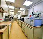 Delicate lab equipment is protected by LifeLine cushioned suspension.
