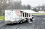 The world's first digital mammography on a rigid-body mobile unit.