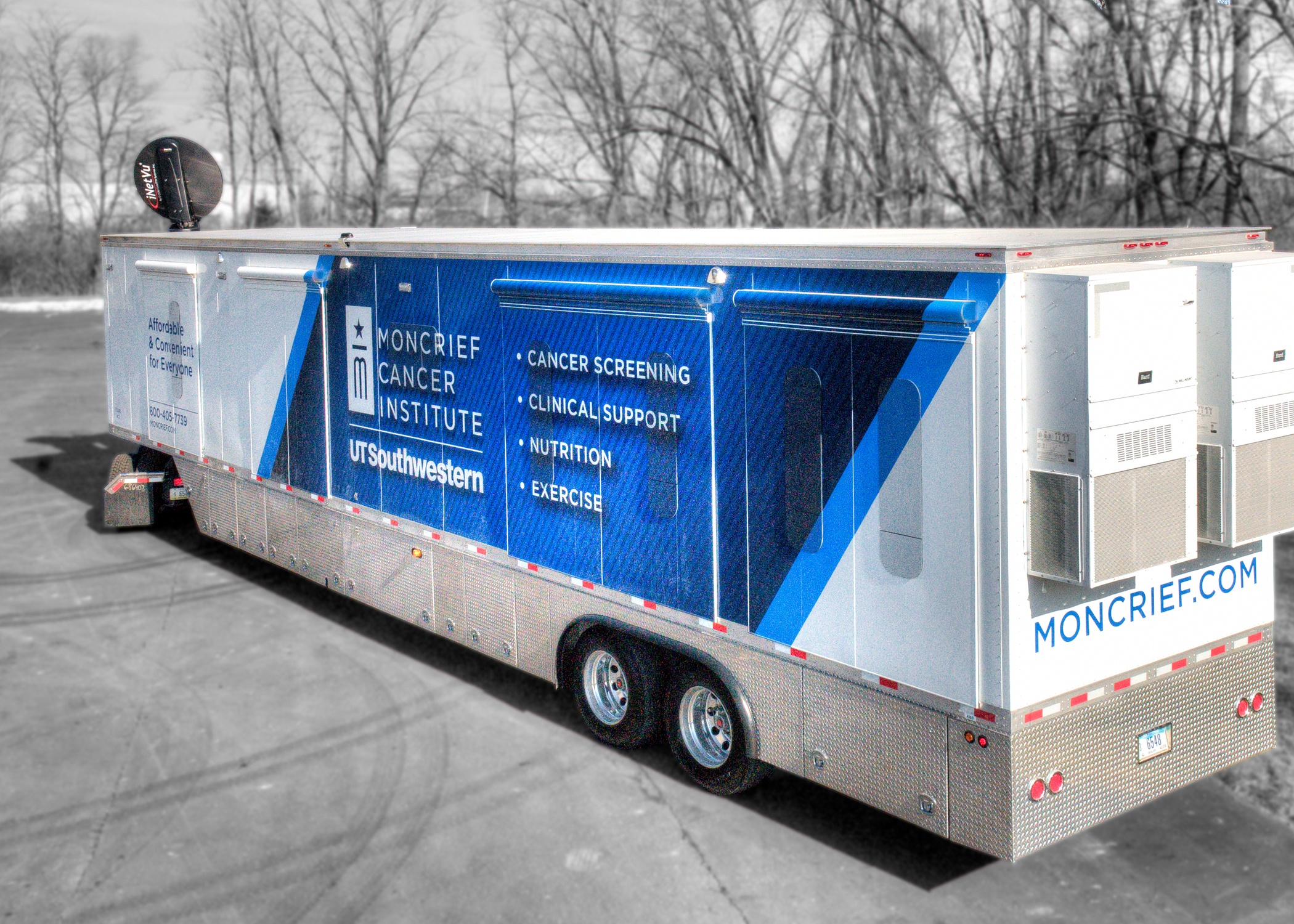 Moncrier Cancer Institute mobile mammogram unit